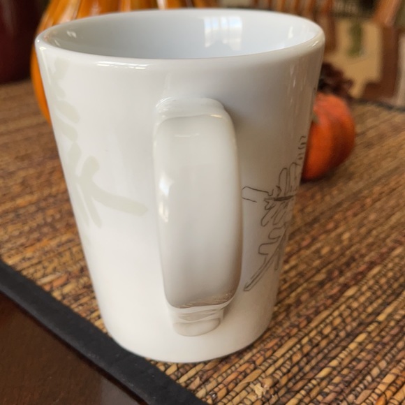 St. Nicholas Square Snowflake 12 Oz Mug Silver White - Picture 2 of 7